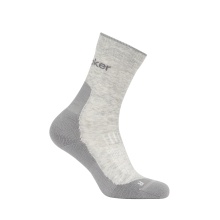 Icebreaker Wander Sock Crew Hike+ Light (Merino wool, durable, lightweight) grey men's